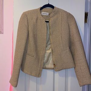 Cute, professional - Beige Calvin Klein blazer